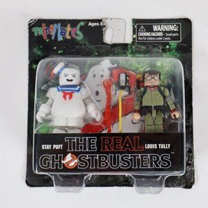 The Real Ghostbusters Minimates Diamond Select Stay Puft & Louis Tully 2011 NEW